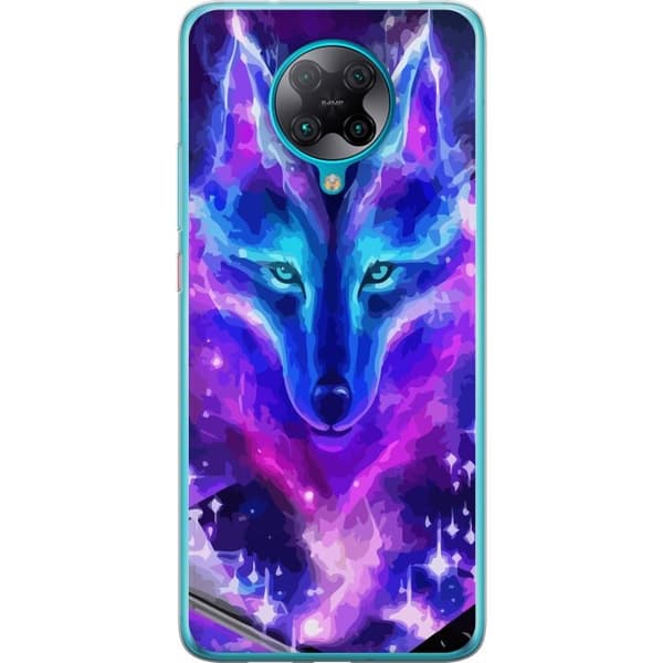 Mobilcover til Xiaomi Poco F2 Pro med Neon Ulv
