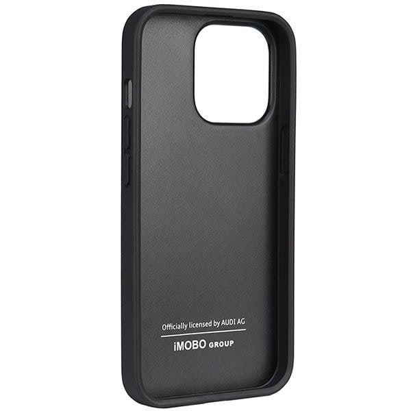 Audi iPhone 13 Pro/13 Mobilskal Synthetic Läder - Svart Svart