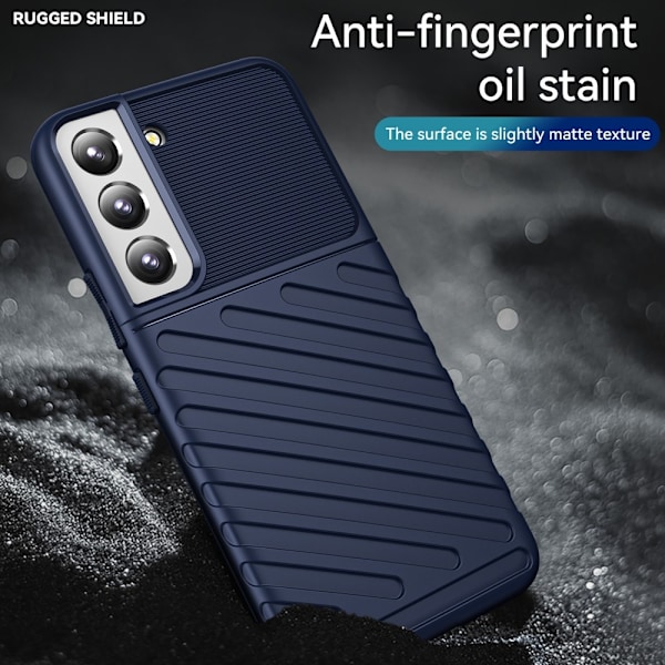 Thunder Twill Skal Galaxy S22 5G - Blå Blå
