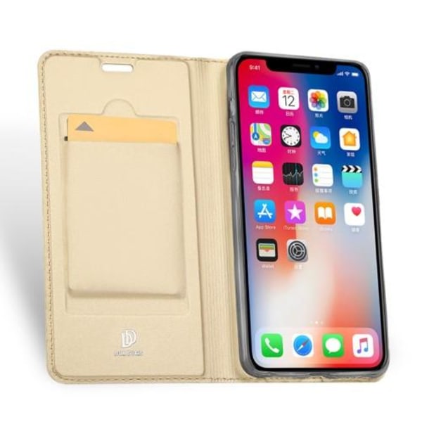 Dux Ducis Plånboksfodral till iPhone XS Max - Gold