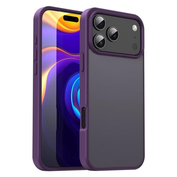 Mobilskal till iPhone 17 Pro Skin Touch Matte - Lila Lila