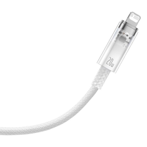 Baseus USB-C - Lightning Kabel 20W 2m Explorer - Hvid