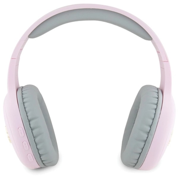 Hello Kitty On-Ear Hörlurar Bluetooth Metal Logo - Rosa/Grå