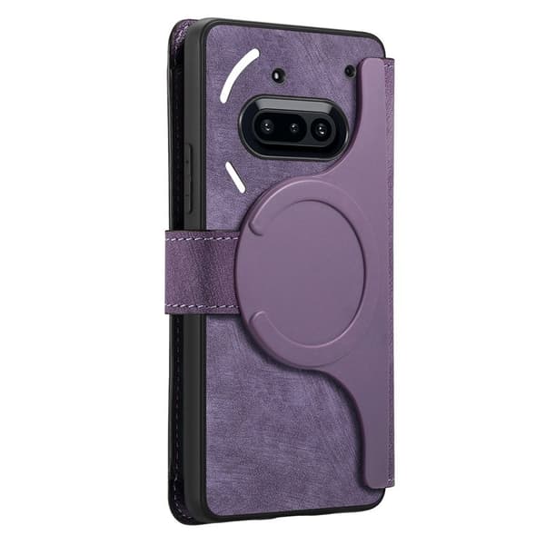 CASENEO Plånboksfodral för Nothing Phone (3a) - Konstläder - Lila