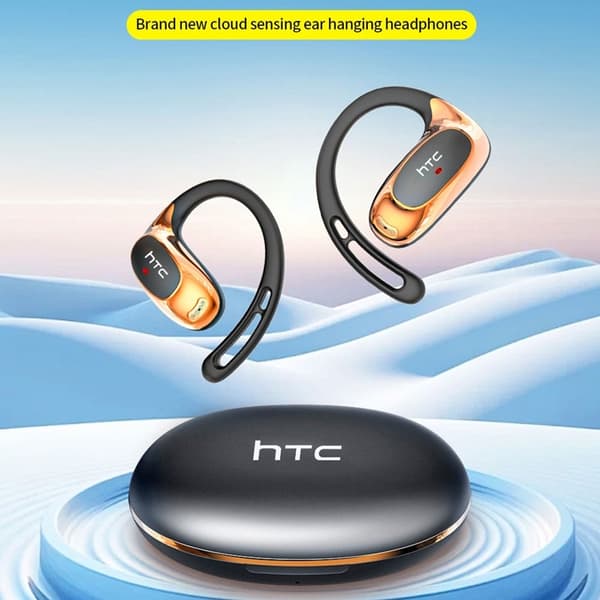 HTC Trådlösa Bluetooth Hörlurar Ear Hook NE35 Svart