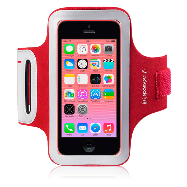 Sportsarmband till Apple iPhone 5C (Röd)