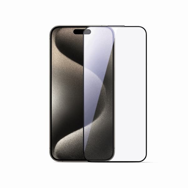 Joyroom iPhone 15 Plus/16 Plus Härdat Glas Skärmskydd 2.5D HD Svart