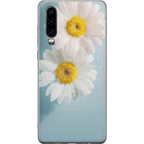 Mobilcover til Huawei P30 med Sommerblomster