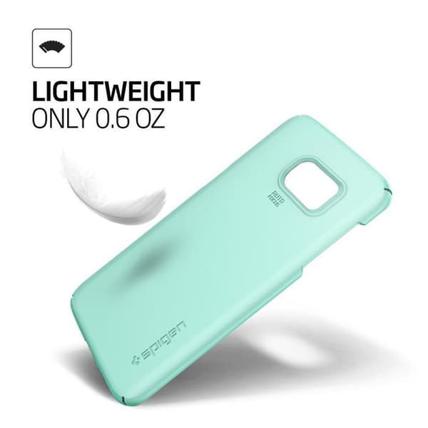 SPIGEN Thin Fit Skal till Samsung Galaxy S7 Edge - Mint Turkos