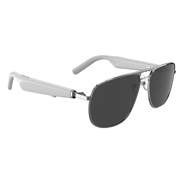 Polariserade Smarta Glasögon Bluetooth G01-01 - Vit