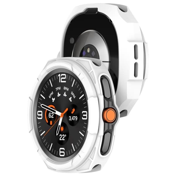 Galaxy Watch 8 Classic (46mm) Skal Hollow Design - Vit Vit