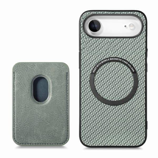 Mobilskal till iPhone Air Detachable Korthållare - Grön Grön