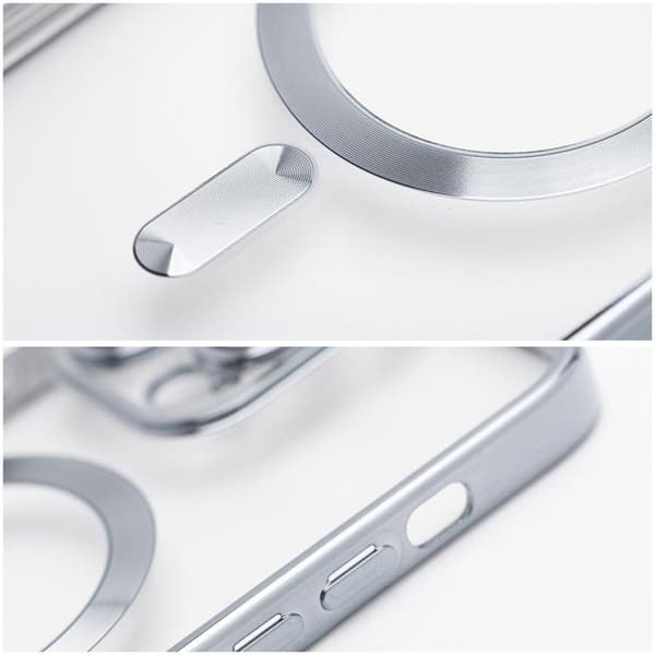 Mobilskal till Galaxy S24 Magsafe Electro - Silver Silver