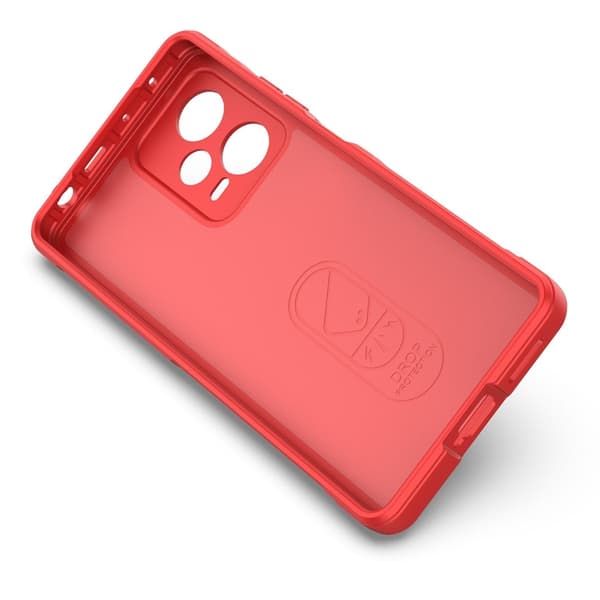 Mobilskal till Xiaomi Redmi Note 12 Pro Plus Magic Shield - Röd Röd
