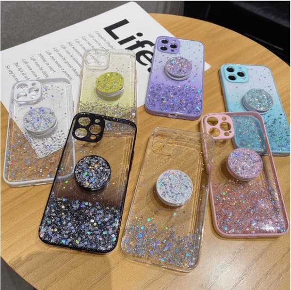 Round Pop Grip Skal iPhone 13 Pro - Turkos Turkos