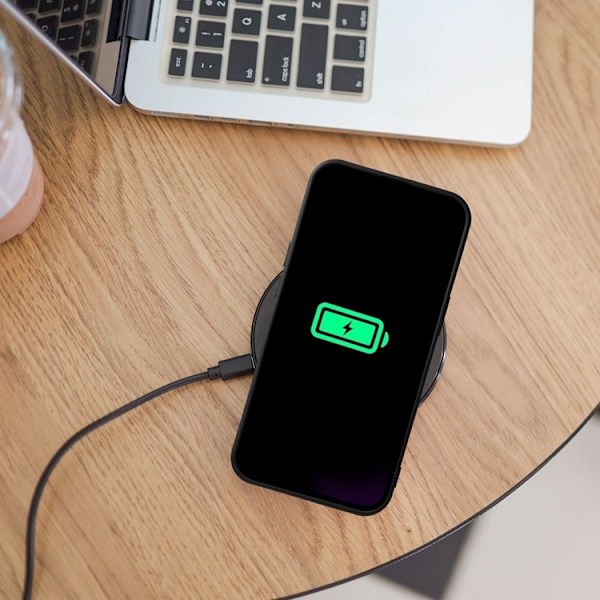 iPhone 15 Pro Mobilskal Magsafe Silikon - Svart Svart