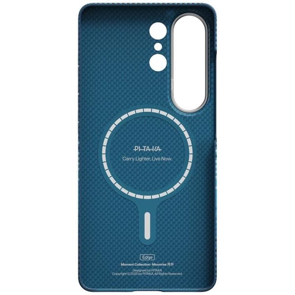 PITAKA Mobilskal För Galaxy S26 Ultra MagSafe Edge - Moonrise Blå