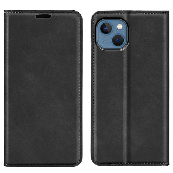 Folio iPhone 14 Plånboksfodral  - Svart Svart