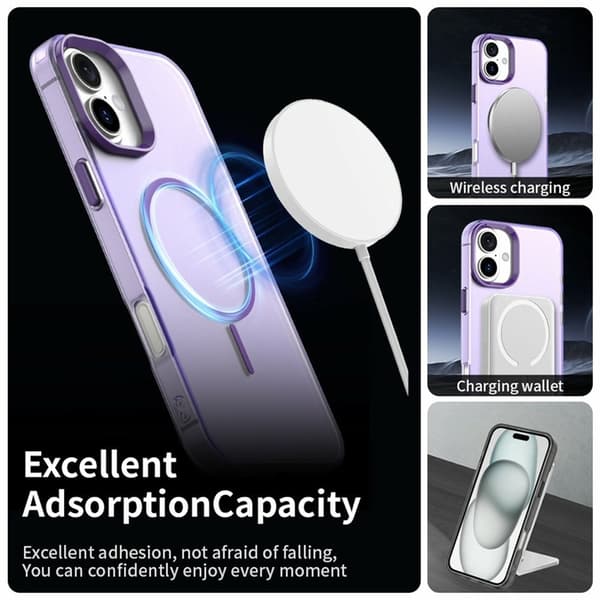 Mobilskal till iPhone 17 MagSafe Candy Color - Lila Lila