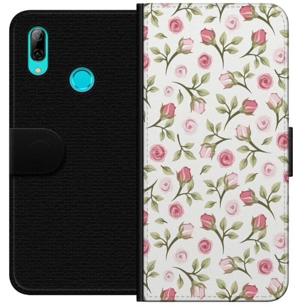 Pungcover til Huawei P smart 2019 med Blomstret
