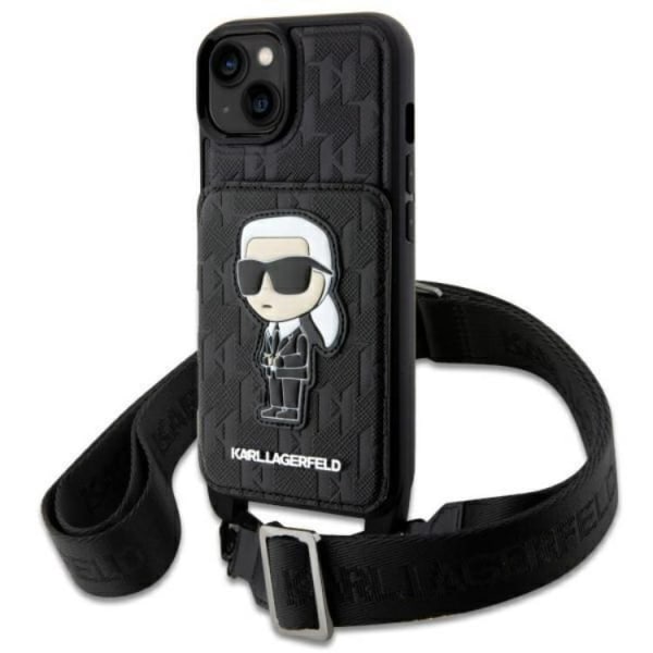 Karl Lagerfeld iPhone 14 Halskæde etui Crossbody Ikonik