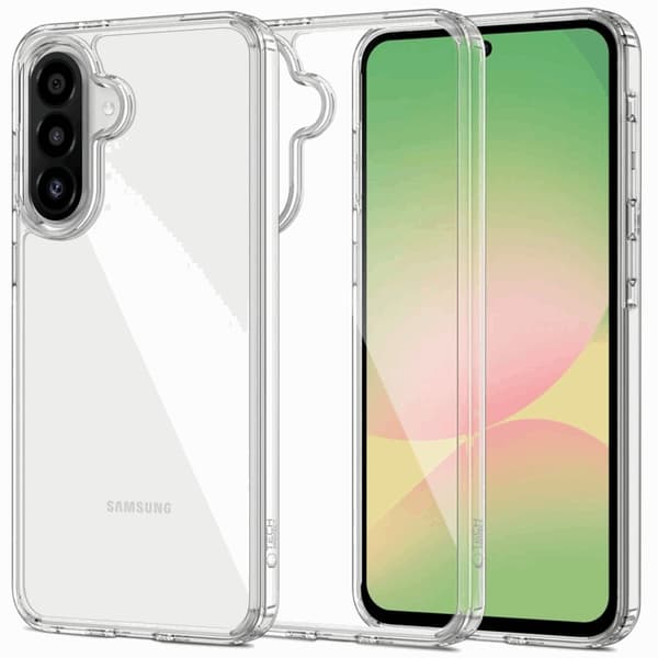 Tech-Protect Mobilskal till Galaxy A56 5G Flexair Hybrid - Clear Transparent