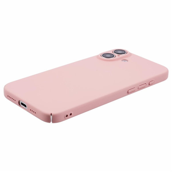 Mobilskal till iPhone 16 Plus Skin-Touch Rubberized PC - Rosa Rosa