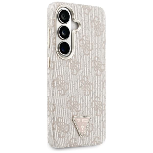 Guess Mobilskal För Galaxy S26 MagSafe 4G Triangle Logo - Rosa Rosa