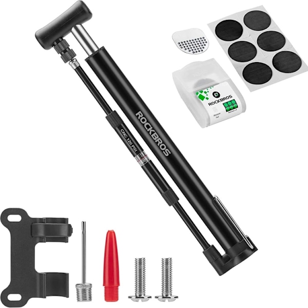 Rockbros Fotcykelpump - Svart