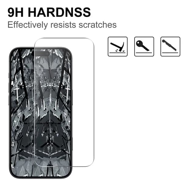 iPhone 17 Pro Härdat Glas Skärmskydd Plus Kameralinsskydd