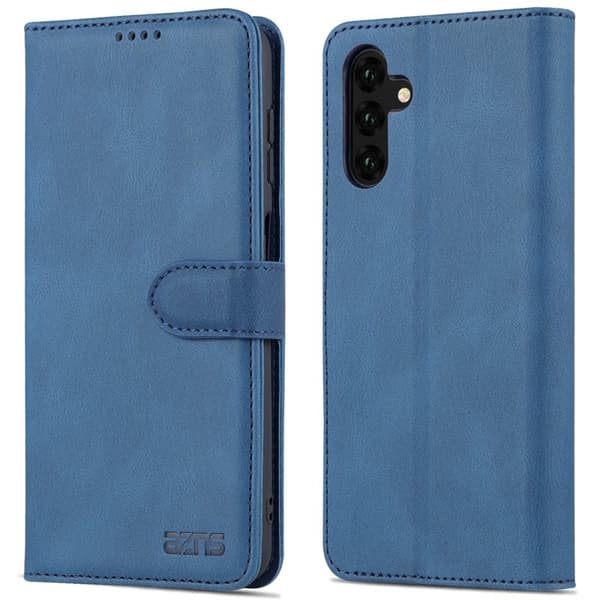 AZNS Samsung Galaxy A14 5G Plånboksfodral Konstläder - Blå