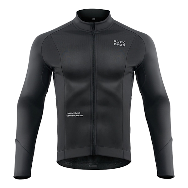Rockbros Långärmad Cykeltröja Höst/Vinter M - Svart