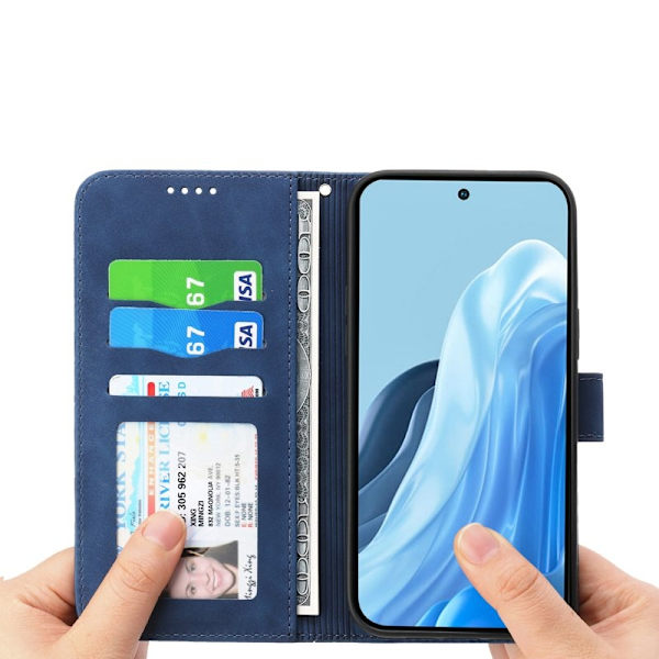 DIERFENG DF-03 Plånboksfodral för Xiaomi 17 Pro Konstläder - Blå