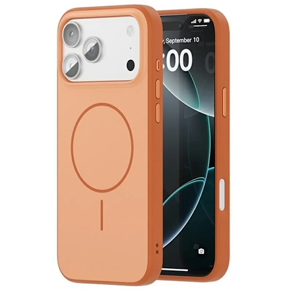 Mobilskal till iPhone 17 Pro Magsafe Shockproof - Orange Orange