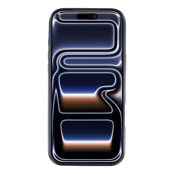 KIGC Mobilskal till iPhone 17 Pro Max Electroplating PC + TPU + PU Svart