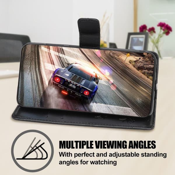 Butterfly Pung Taske til Huawei P40 - Sort Black