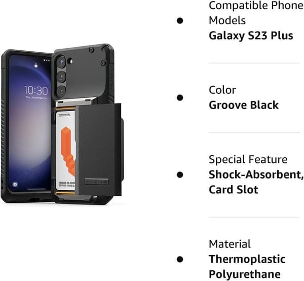 VRS DESIGN Damda Glide Pro Skal Galaxy S23 Plus - Svart Svart