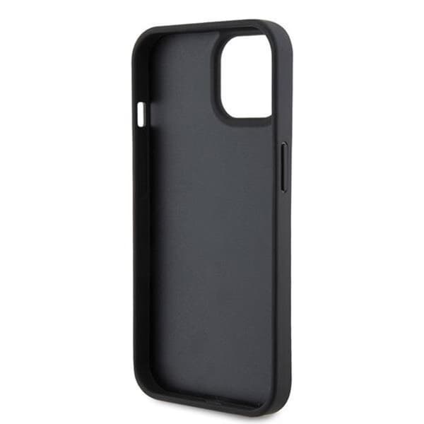 Ferrari iPhone 15 Mobilskal Twist Metal Logo - Musta Black