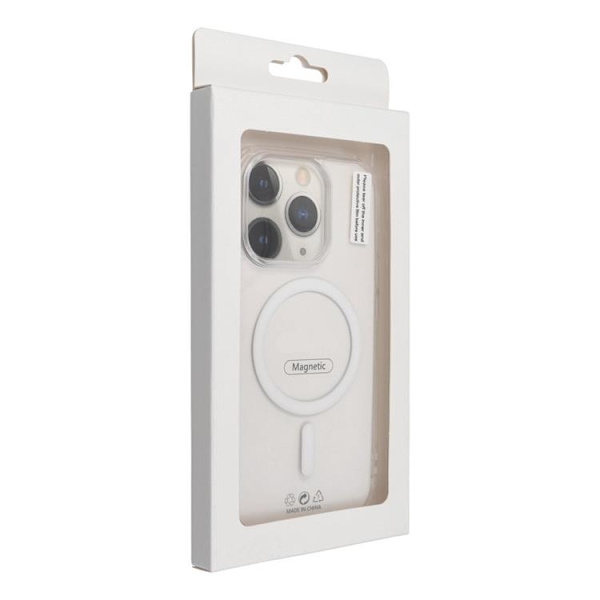 Mobilskal till Galaxy S25 Magsafe Drop Glue - Vit Vit