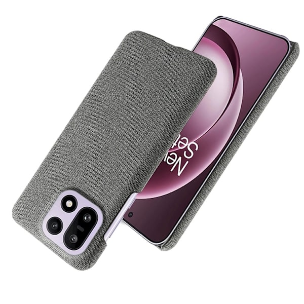 Mobilskal till OnePlus 15 5G Cloth Texture Anti-Scratch - Grå Grå
