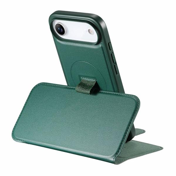 CASENEO iPhone Air Plånboksfodral RFID Blocking Konstläder - Grön