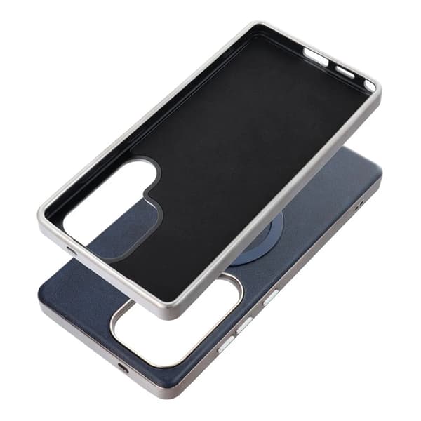 Mobilskal För Galaxy A56 MagSafe Gentleman - Marinblå Blå