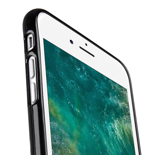 Melkco Poly Jacket TPU -kuori iPhone 7 Plus- ja iPhone 8 Plus -puhelimille Black