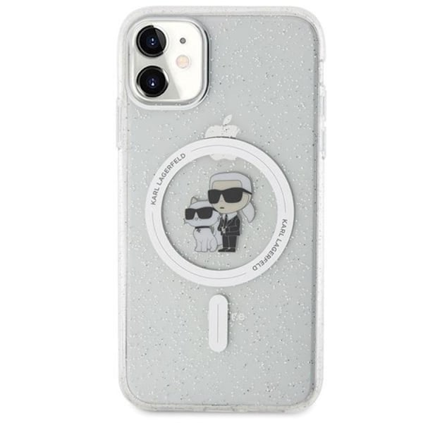 KARL LAGERFELD iPhone 11/XR Mobilskal Magsafe Glitter - Clear