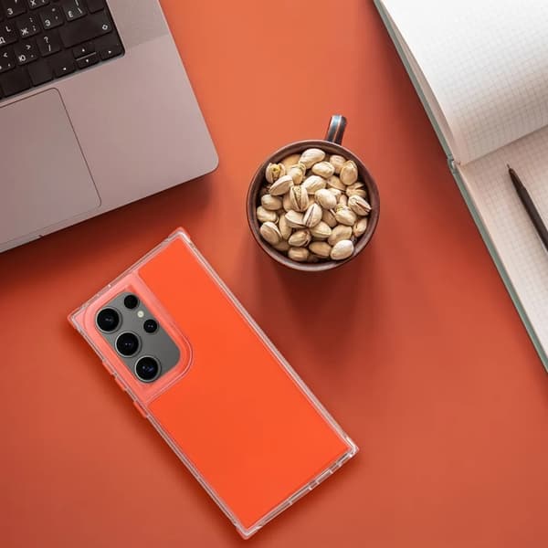 Mobilskal till Galaxy A26 5G Matrix - Orange Orange