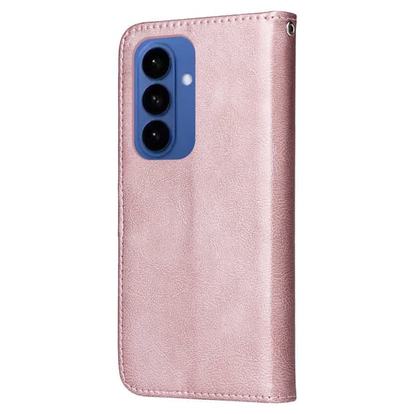 Plånboksfodral för Samsung Galaxy S26 Plus Magnetiskt Konstläder - Roséguld