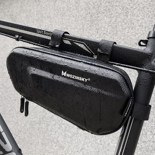 Wozinsky Cykeltaske Til Cykelramme 1.5 L - Sort Black