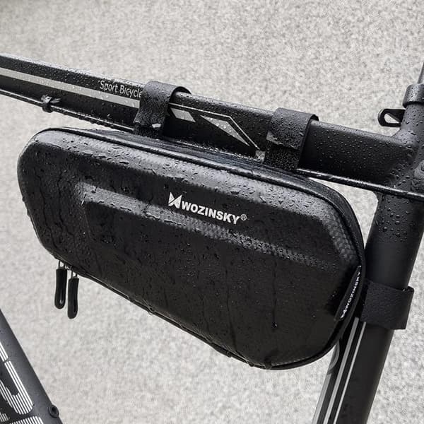 Wozinsky Cykelväska för Cykelramen 1.5 L - Svart Black