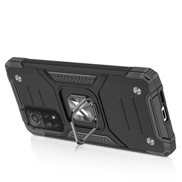 Wozinsky Xiaomi Redmi Note 11/11S/11T/Poco M4 Pro 5G Skal Ring Armor - Svart Svart