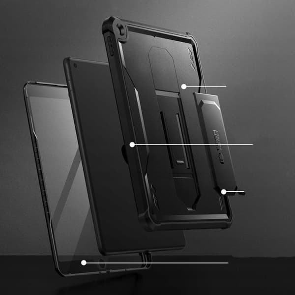 Tech-Protect iPad 10.9 2022 Etui Kevlar Pro - Sort Svart